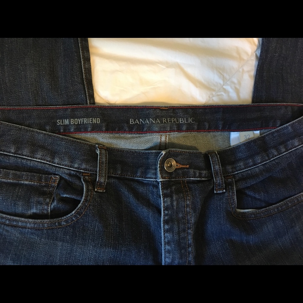 Banana Republic slim boyfriend jeans - Picture 3 of 8